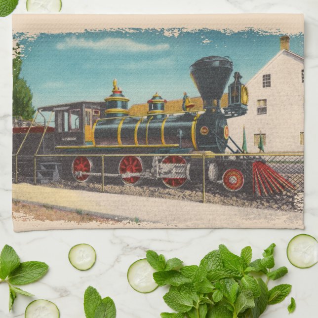 Serviette de cuisine Glenbrook de la locomotive vi (Plié)
