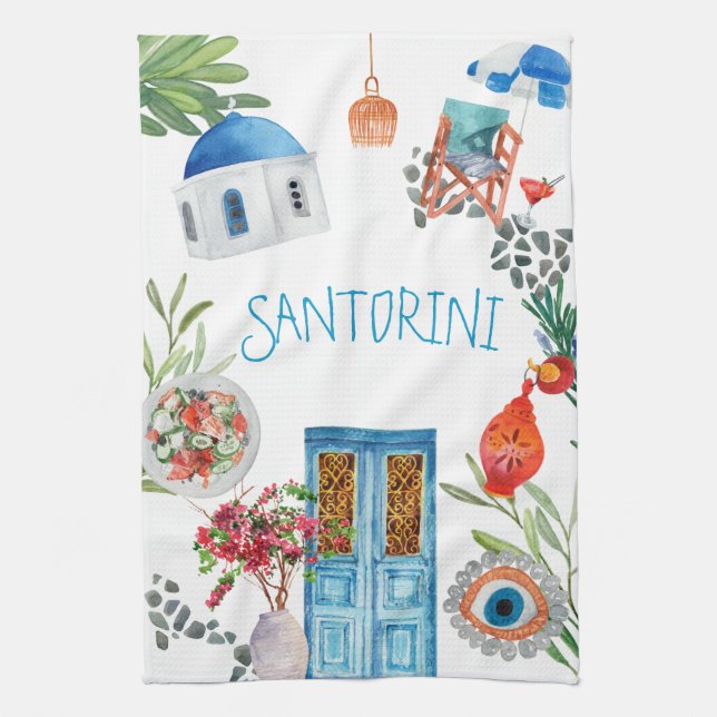Serviette de cuisine Greece Breeze (Vertical)