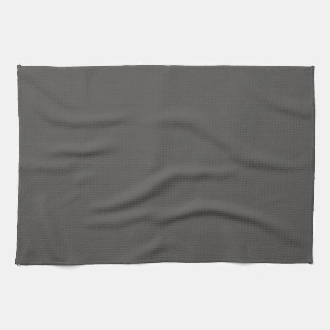 Serviette de cuisine gris solide (Horizontal)