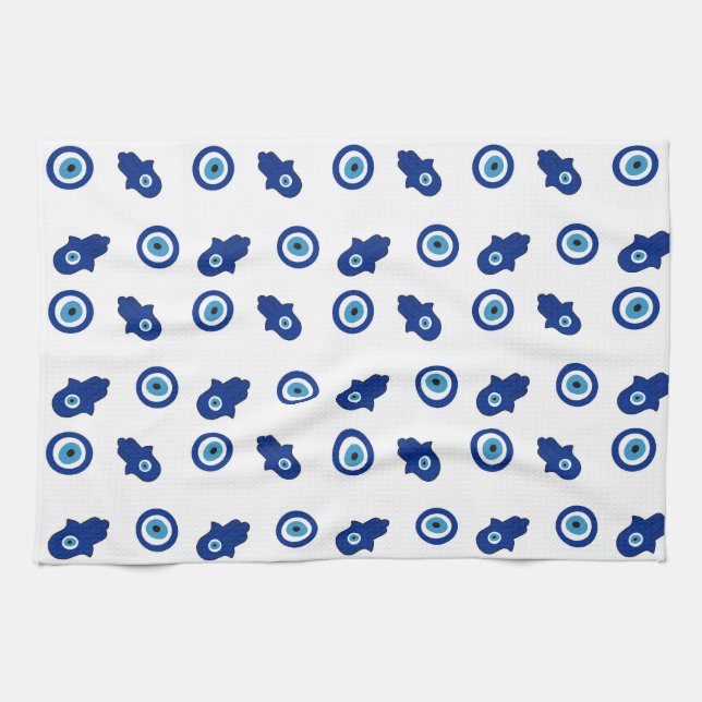 Serviette de cuisine Hamsah bon oeil (Horizontal)