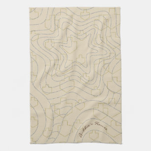 Serviette de cuisine Hanoukka Stars & Dreidels