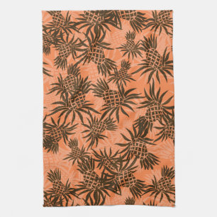 Serviette de cuisine hawaïenne de Camo d'ananas
