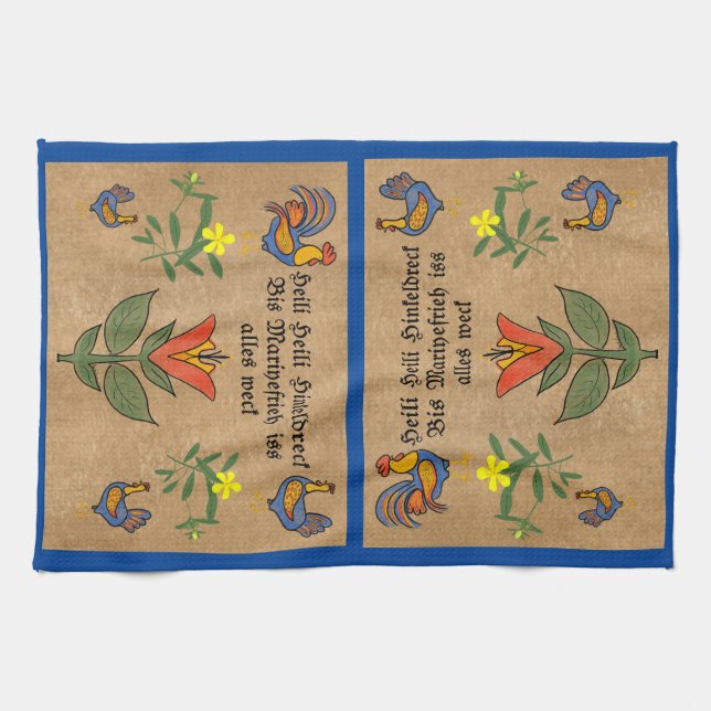 Serviette de cuisine Heili Heili Hinkledreck (Horizontal)