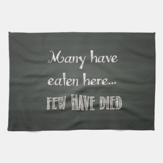 Serviette de cuisine humoristique d'effet de