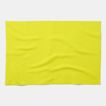 Serviette de cuisine jaune vif