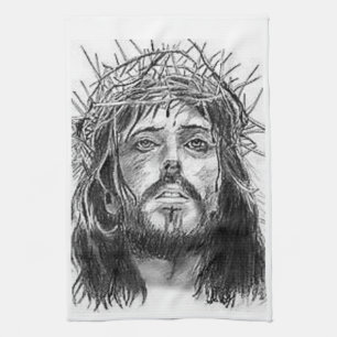 Serviette de cuisine Jésus