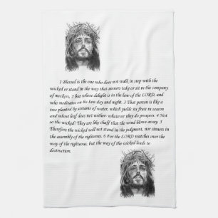 Serviette de cuisine Jésus