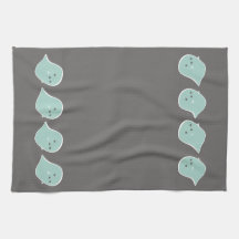 Serviette de cuisine Kawaii Ghost Halloween
