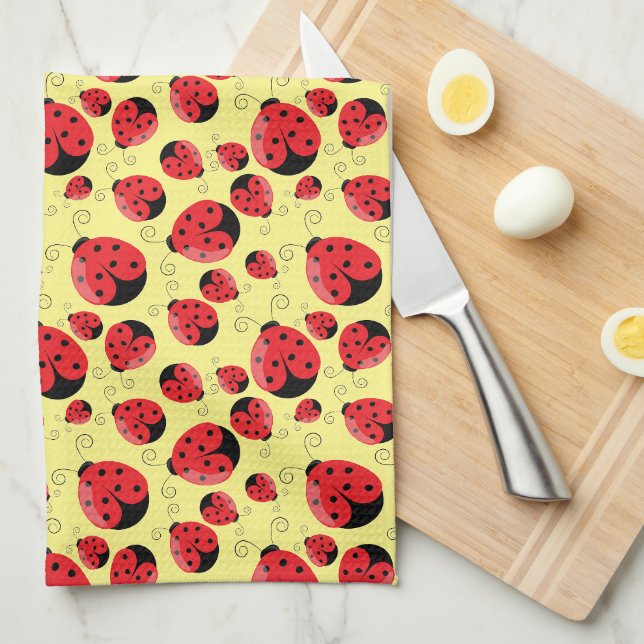 Serviette de cuisine Ladybugs (Quart Plié)