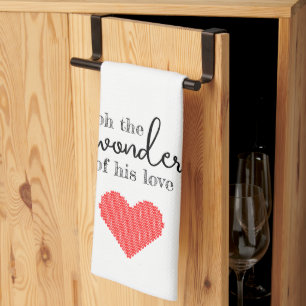 Serviette de cuisine Les merveilles de Son amour