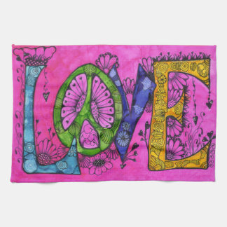 Serviette de cuisine "Love"