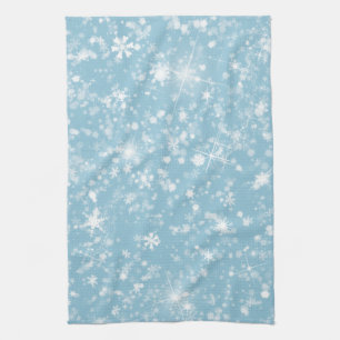 Serviette de cuisine magique de flocon de neige
