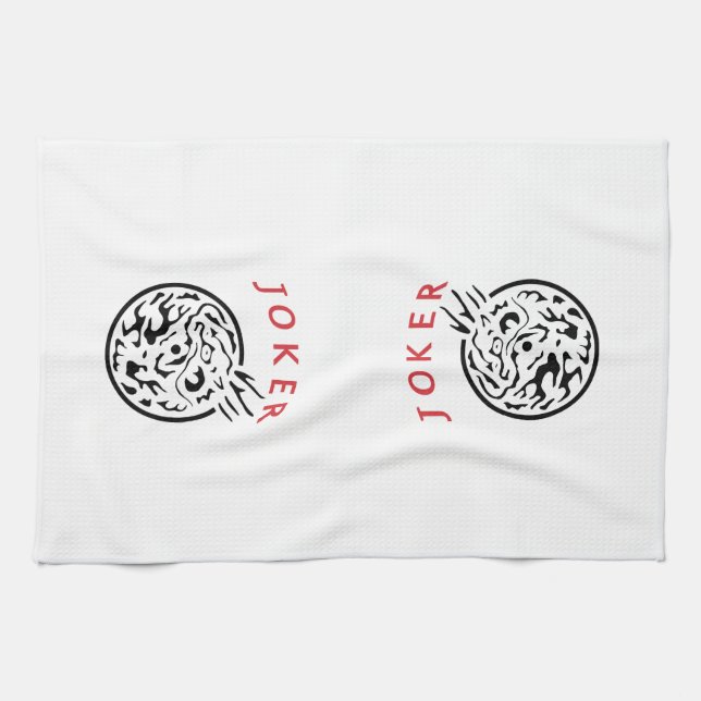 Serviette de cuisine Mah Jongg Joker (Horizontal)