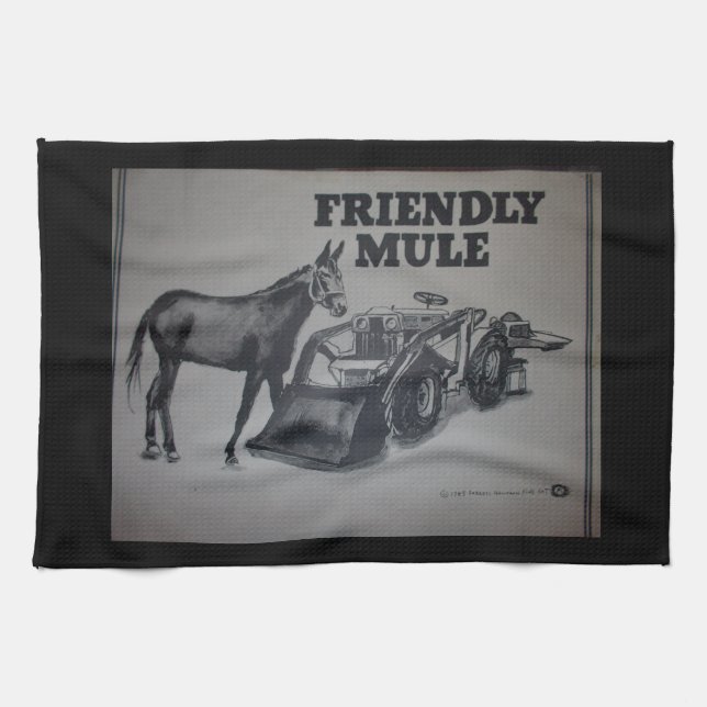 Serviette de cuisine mignonne 16 par 24 pouces (Horizontal)