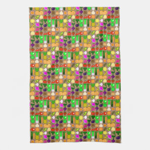 Serviette de cuisine mignonne de fruit et de