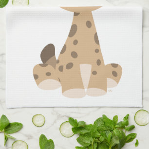 Serviette de cuisine mignonne de Lynx de bande