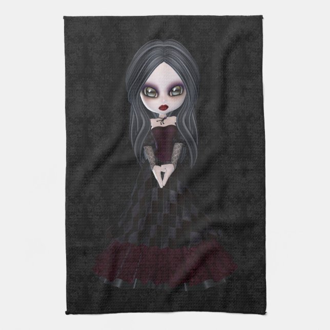 Serviette de cuisine mignonne et déplaisante de (Vertical)