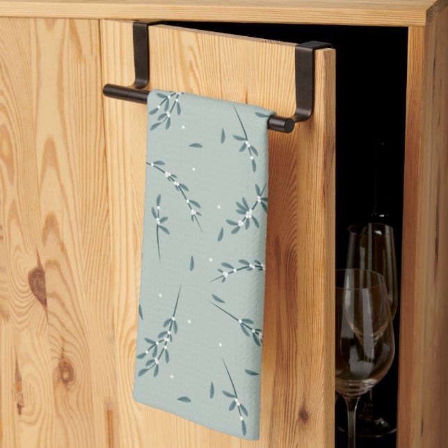Serviette de cuisine Mistletoe (Pliage en tiers)