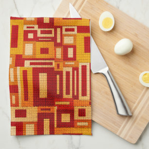 Serviette de cuisine moderne de Geometrics de la