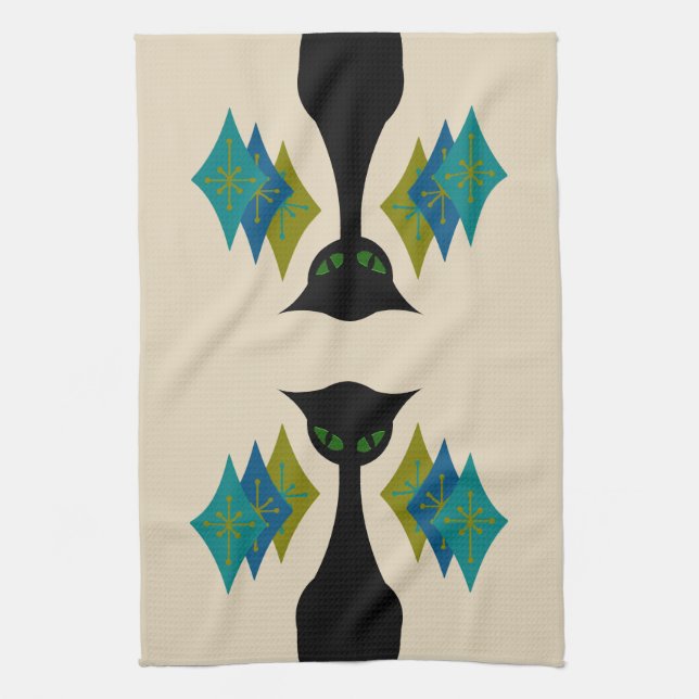 Serviette de cuisine moderne de la moitié du (Vertical)