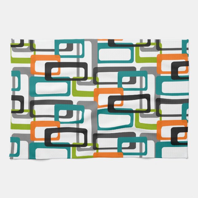 SERVIETTE de CUISINE moderne d'impression de la (Horizontal)
