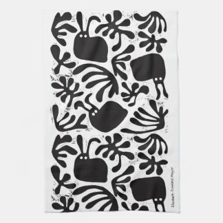 Serviette de cuisine moderniste de lapin