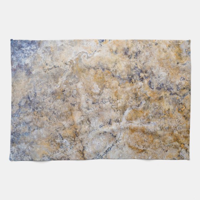 Serviette de cuisine Motif en pierre de granit (Horizontal)