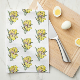 Serviette de cuisine - NGA Jaune Iris