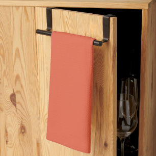 Serviette de cuisine orange choquante