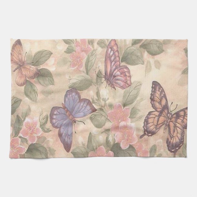 Serviette de cuisine papillon (Horizontal)
