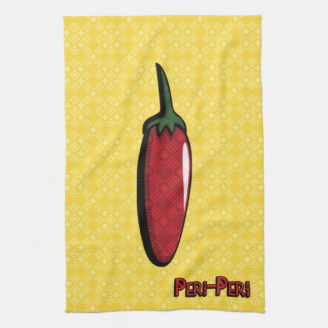 Serviette de cuisine Peri-Peri Chili Pepper (Vertical)