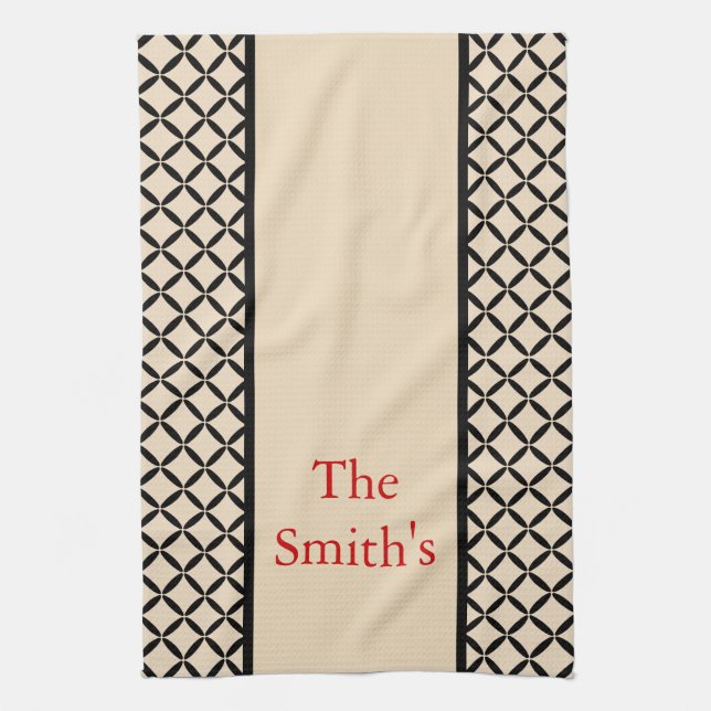 Serviette de cuisine personnalisée (Vertical)