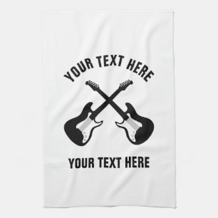 Serviette de cuisine personnalisée avec design gui