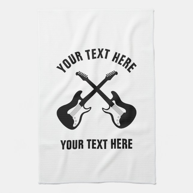 Serviette de cuisine personnalisée avec design gui (Vertical)