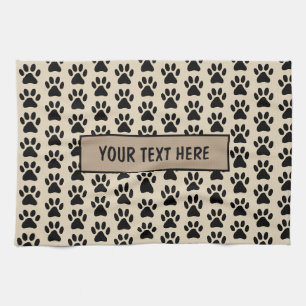 Serviette de cuisine personnalisée d'animal