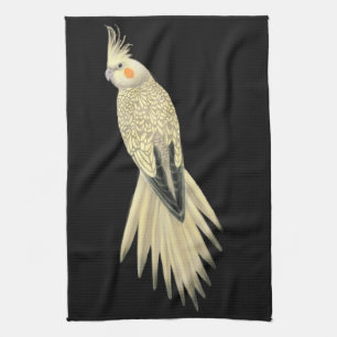 Serviette de cuisine pie de perroquet de Cockatiel