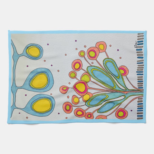 SERVIETTE DE CUISINE "PODS SOLEIL" (Horizontal)