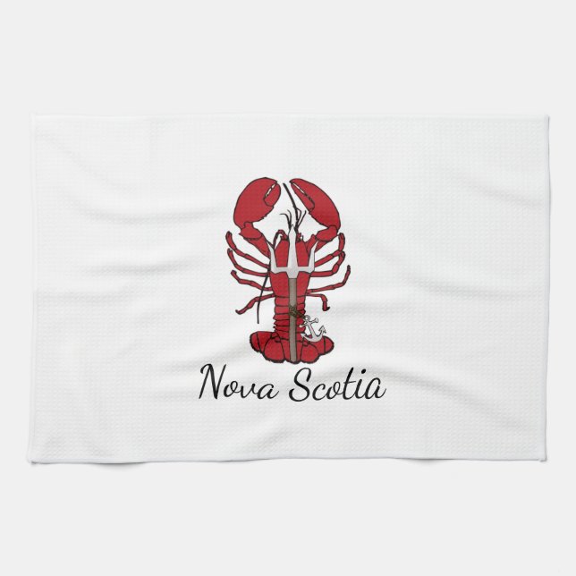 serviette de cuisine pour homard de la Nouvelle-Éc (Horizontal)
