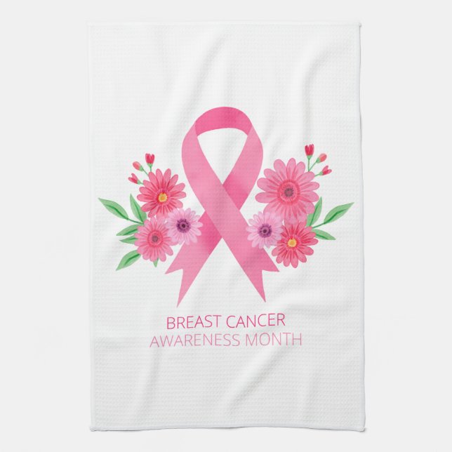 Serviette de cuisine pour la sensibilisation au ca (Vertical)