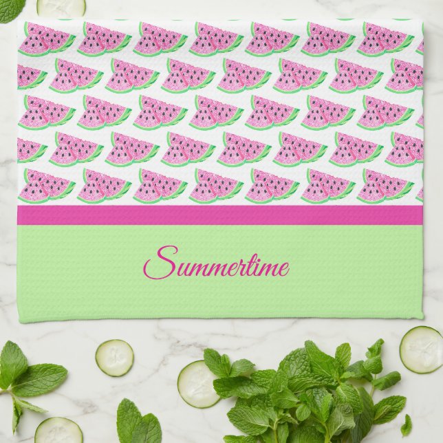 Serviette de cuisine pour pastèque d'été (Plié)