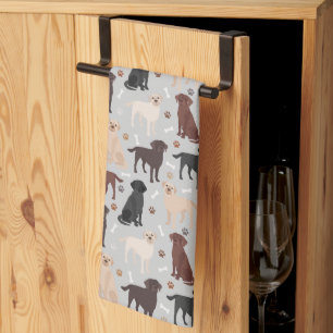 Serviette de cuisine pour ramasseurs Labrador