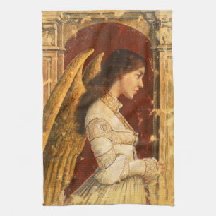 Serviette de cuisine pré-Raphaelite Angel