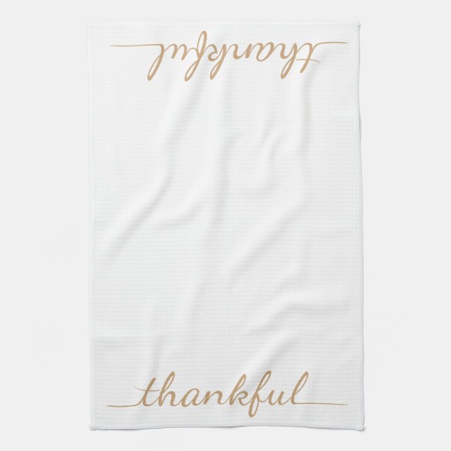 Serviette de cuisine reconnaissante de (Vertical)