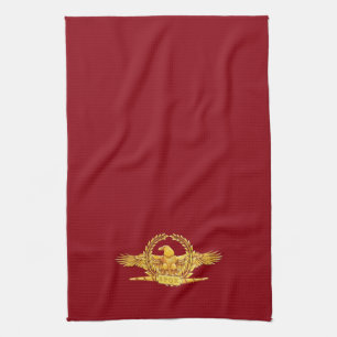 Serviette de cuisine romaine de SPQR Eagle