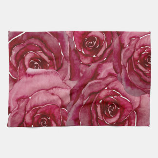 Serviette de cuisine rose #1