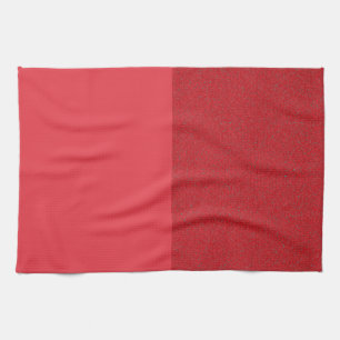 Serviette de cuisine rouge tomate à double écran -