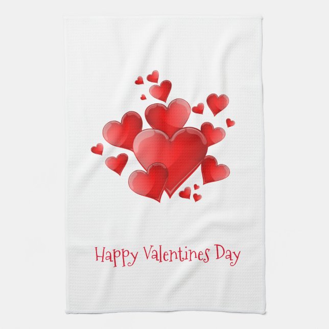 Serviette de cuisine Saint-Valentin (Vertical)