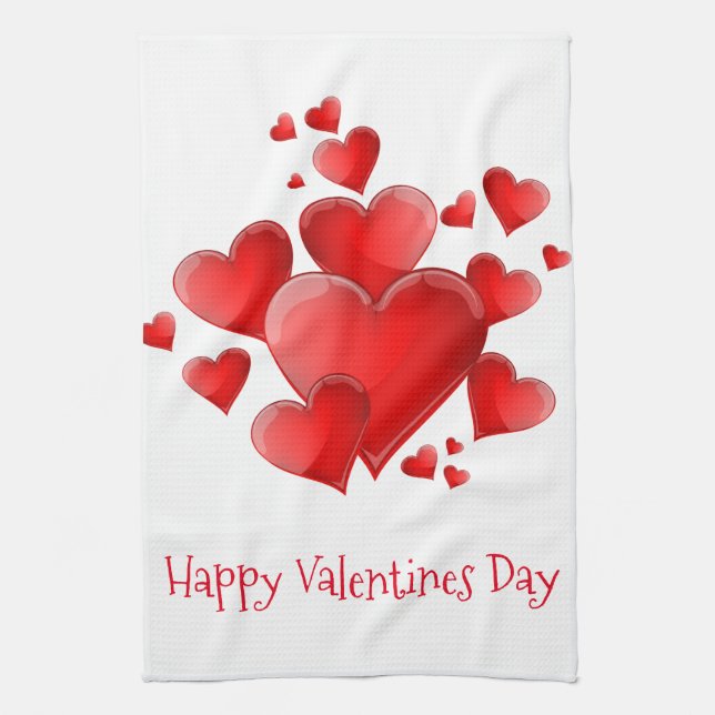 Serviette de cuisine Saint Valentin (Vertical)