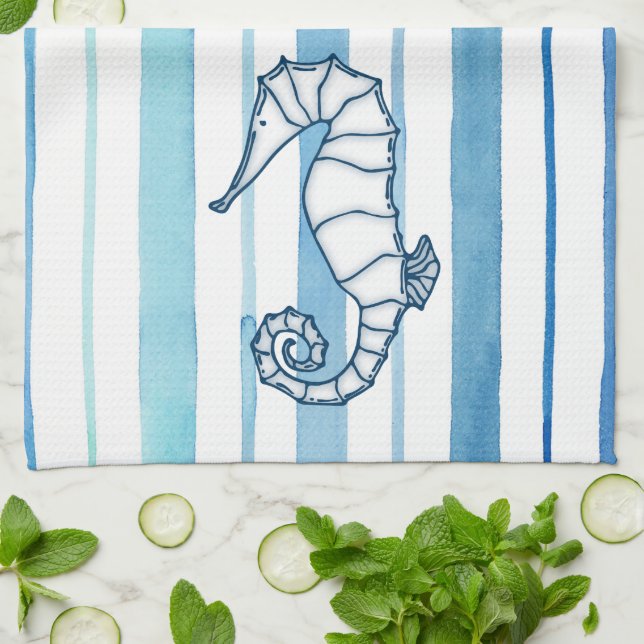 Serviette de cuisine Seahorse (Plié)