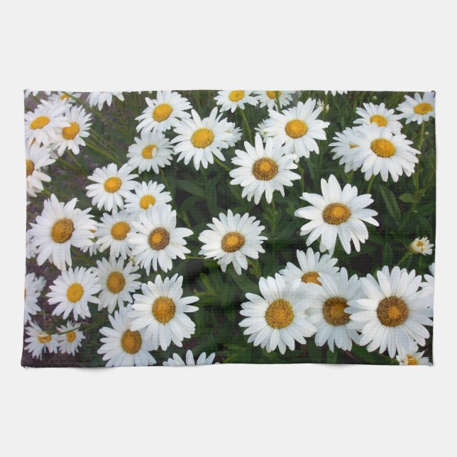 Serviette de cuisine Shasta Daisy (Horizontal)